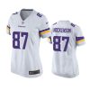 women t.j. hockenson vikings game white jersey