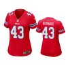 women terrel bernard bills game red jersey