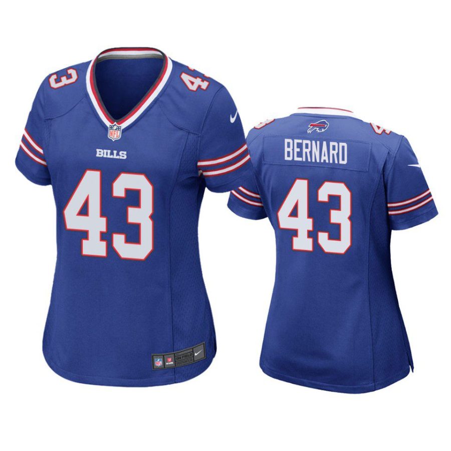 women terrel bernard bills game royal jersey