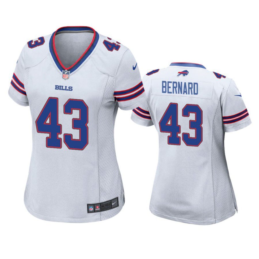 women terrel bernard bills game white jersey