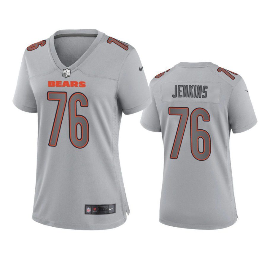 women teven jenkins bears gray atmosphere fashion game jersey