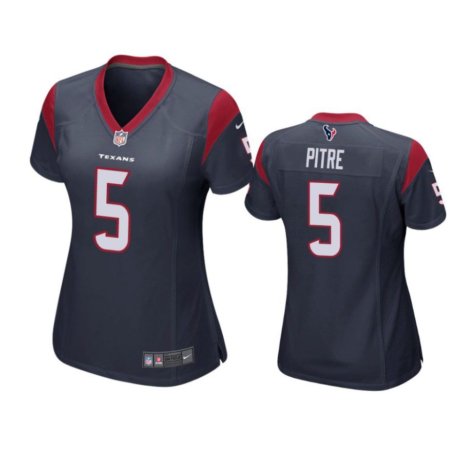 women texans jalen pitre game navy jersey