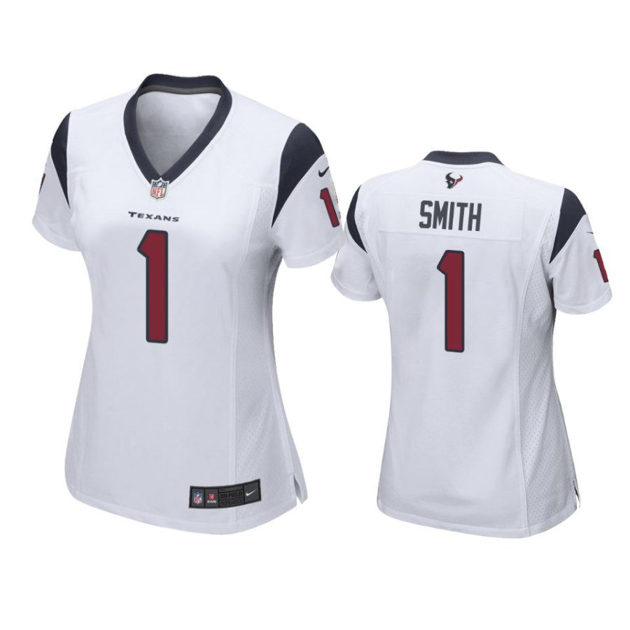 women texans tremon smith game white jersey