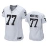 women thayer munford raiders game white jersey