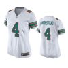 women thomas morstead dolphins throwback game white jersey