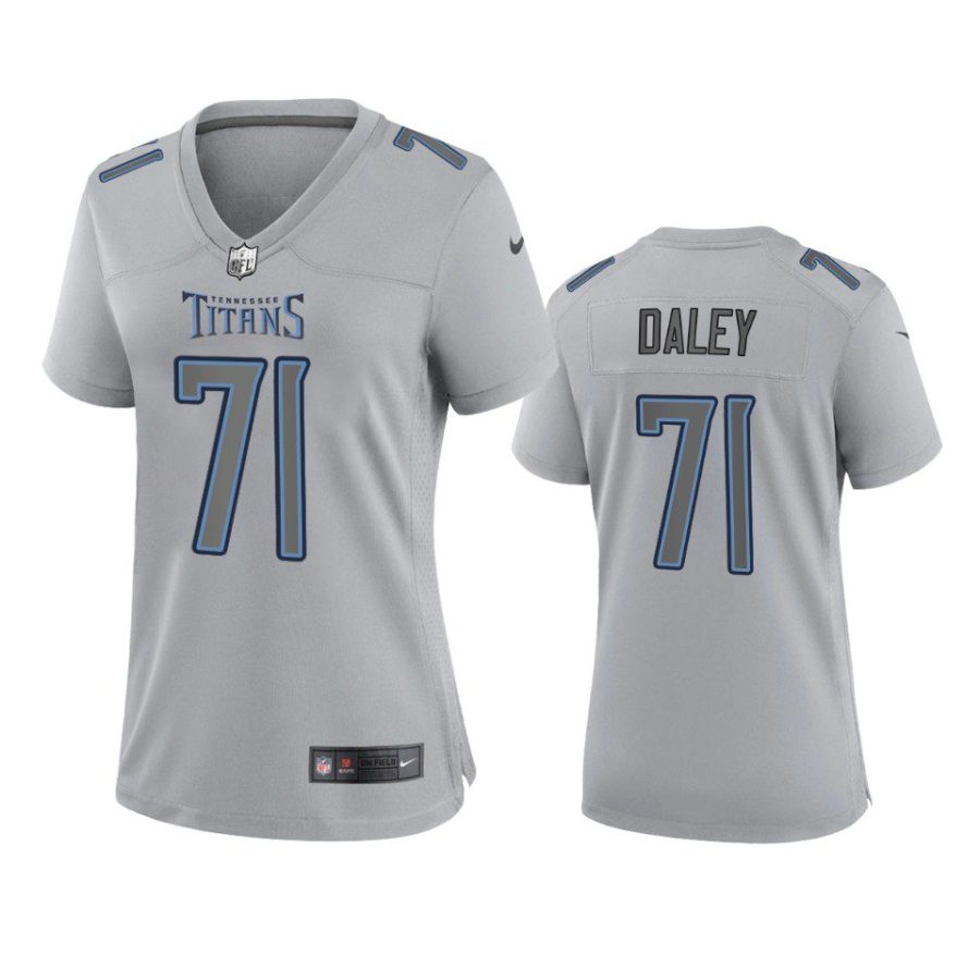 women titans dennis daley atmosphere fashion game gray jersey