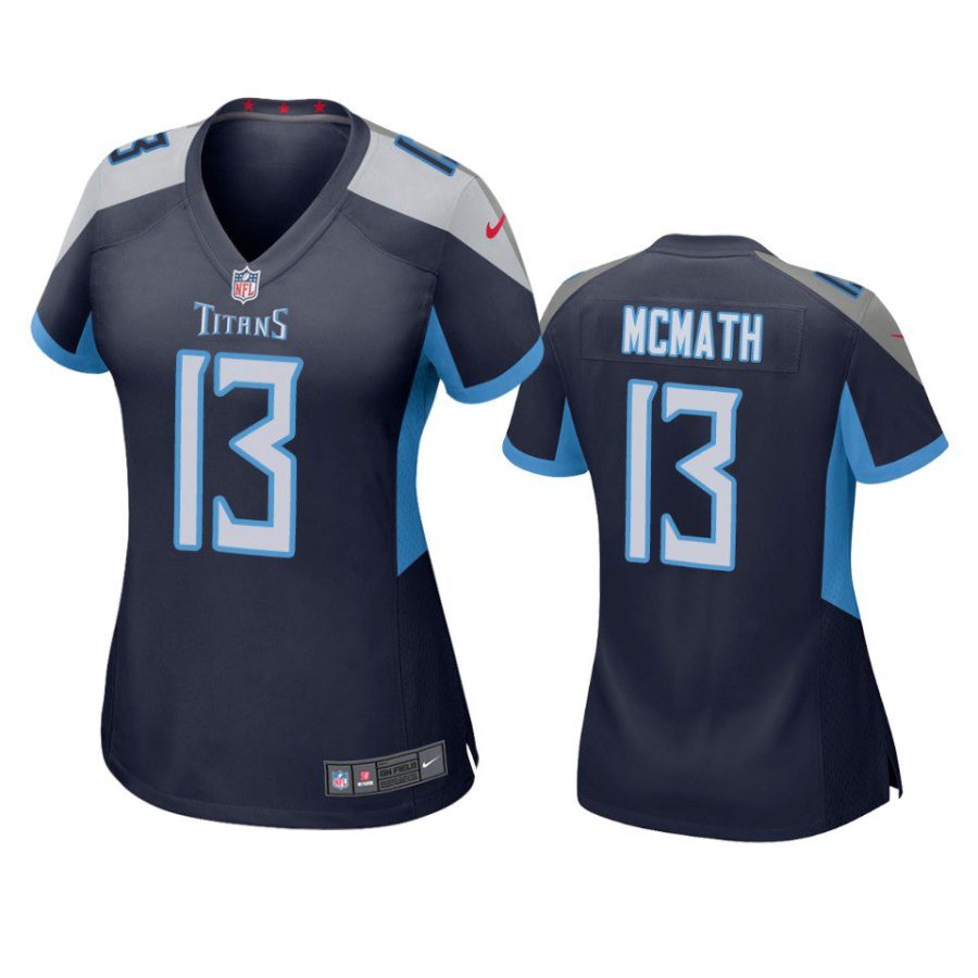 women titans racey mcmath game navy jersey