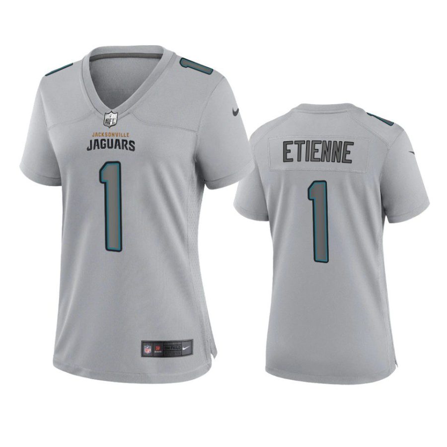 women travis etienne jaguars gray atmosphere fashion game jersey