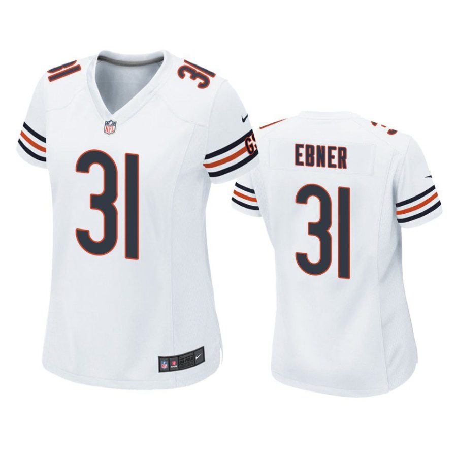 women trestan ebner bears game white jersey