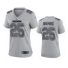 women trevon moehrig raiders gray atmosphere fashion game jersey