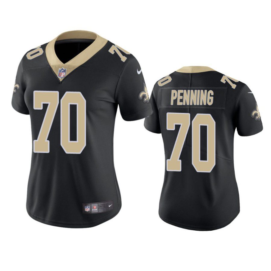 women trevor penning saints black vapor limited jersey