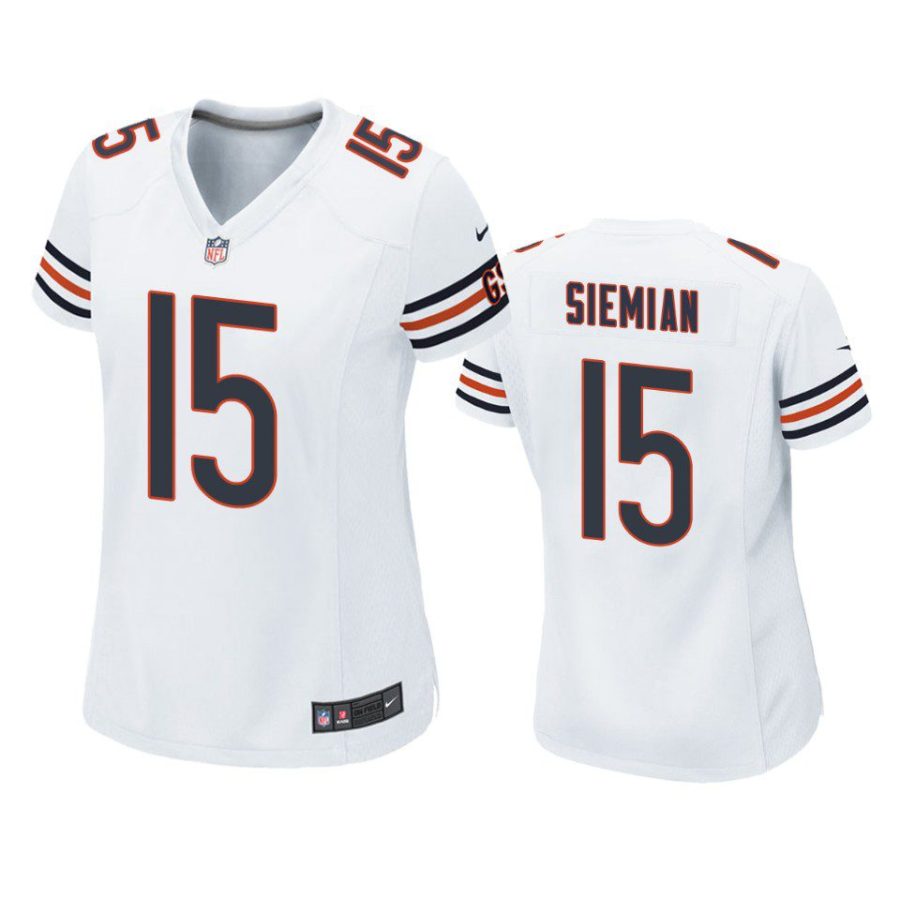 women trevor siemian bears game white jersey