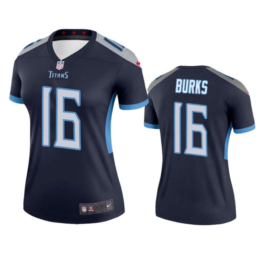 women treylon burks titans navy legend jersey