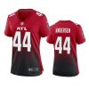 women troy andersen falcons alternate game red jersey