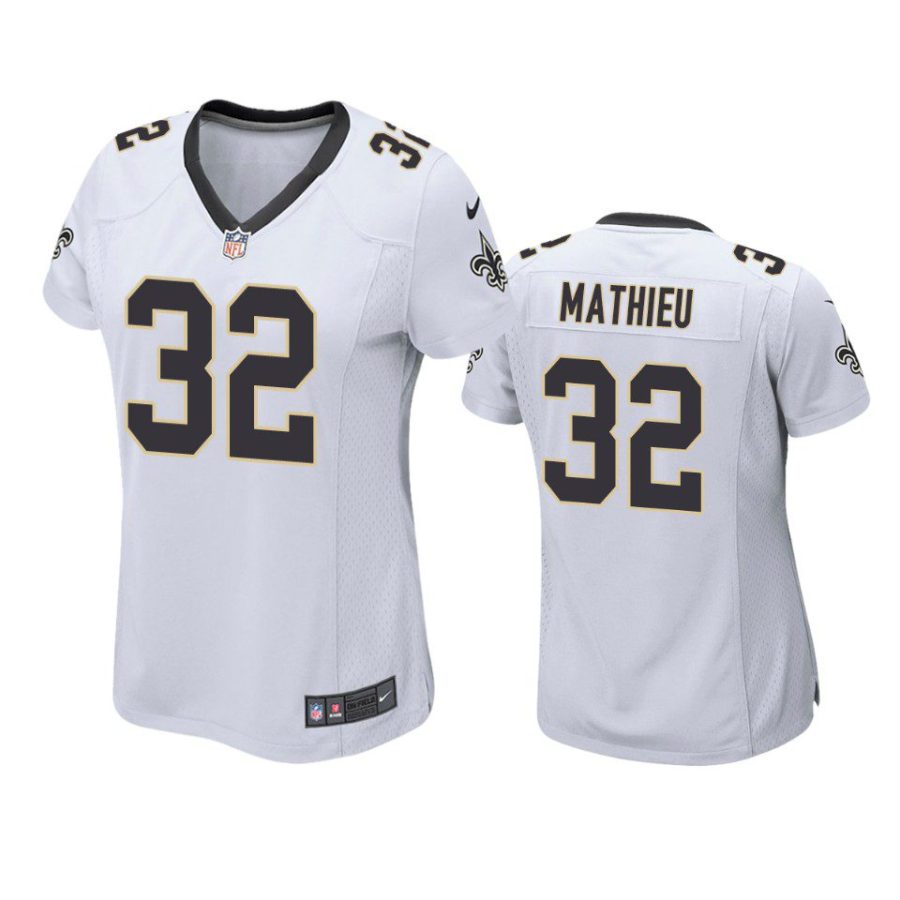 women tyrann mathieu saints game white jersey