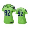 women tyreke smith seahawks game neon green jersey