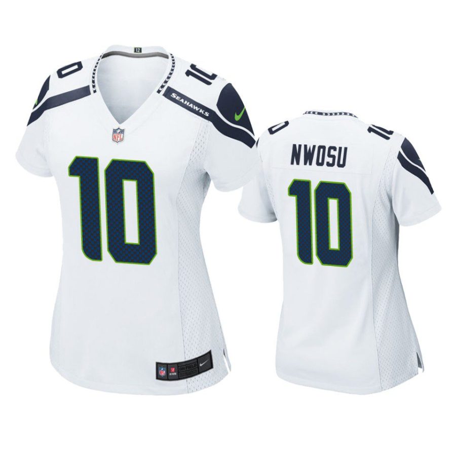 women uchenna nwosu seahawks game white jersey