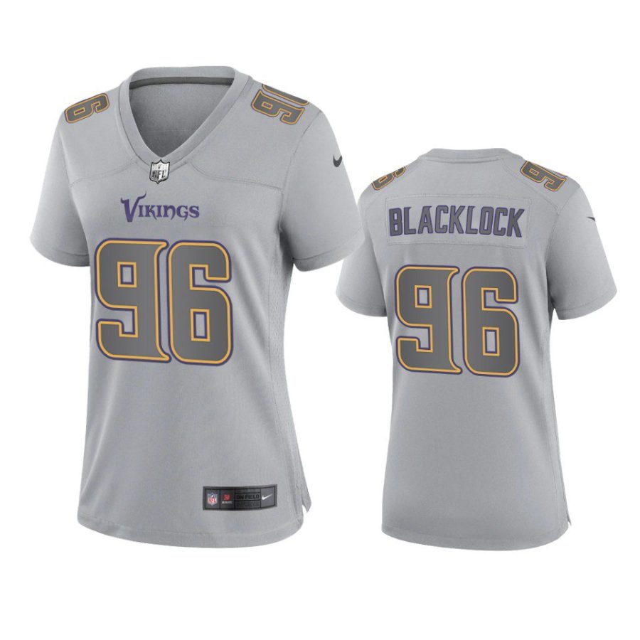 women vikings ross blacklock atmosphere fashion game gray jersey