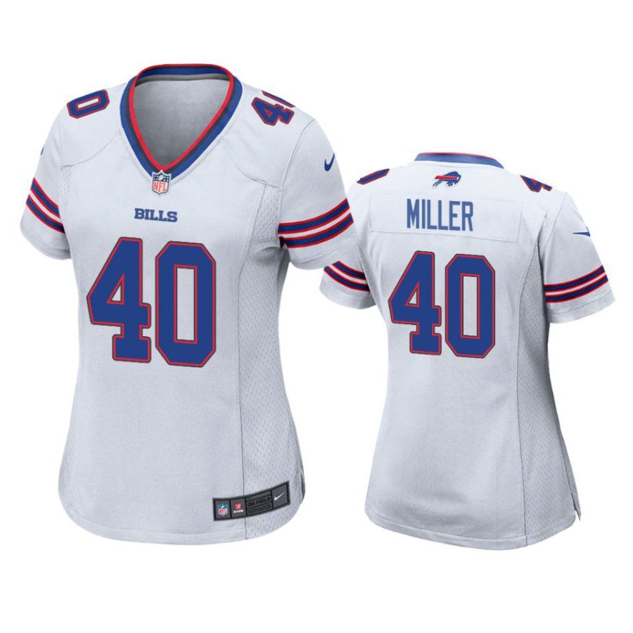 women von miller bills game white jersey