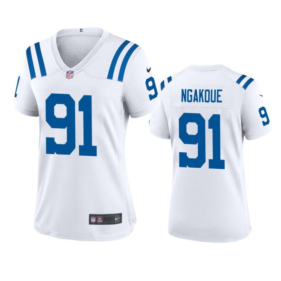 women yannick ngakoue colts game white jersey