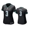 women zach pascal eagles game black jersey