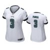 women zach pascal eagles game white jersey