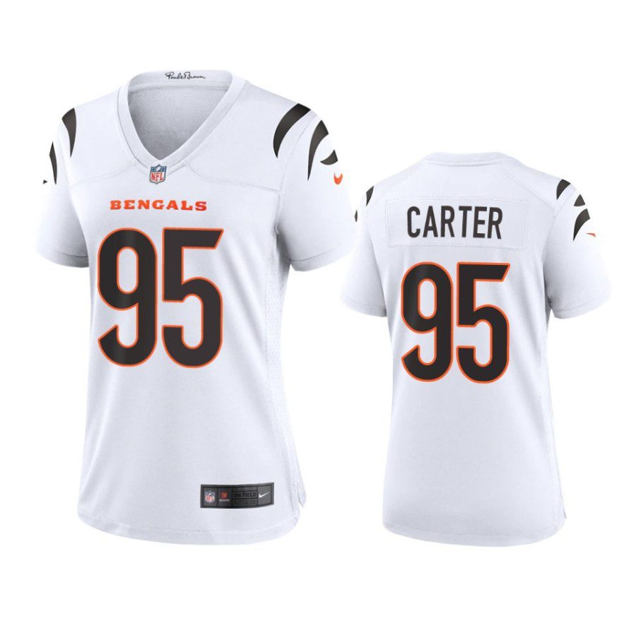 women zachary carter bengals game white jersey