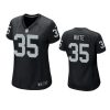 women zamir white raiders game black jersey