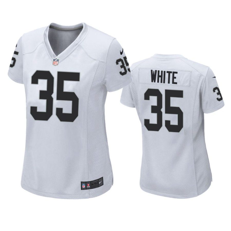 women zamir white raiders game white jersey