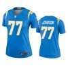 women zion johnson chargers powder blue legend jersey