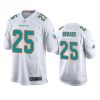 xavien howard dolphins white game jersey