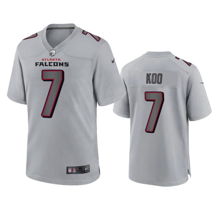 younghoe koo falcons atmosphere fashion game gray jersey