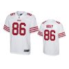 youth 49ers danny gray game white jersey