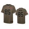 youth 49ers george kittle olive limited 2022 salute to service jersey