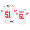 youth azeez ojulari giants white game jersey