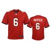 youth baker mayfield buccaneers red game jersey
