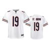 youth bears equanimeous st. brown game white jersey