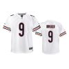 youth bears jaquan brisker game white jersey