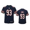 youth bears justin jones game navy jersey