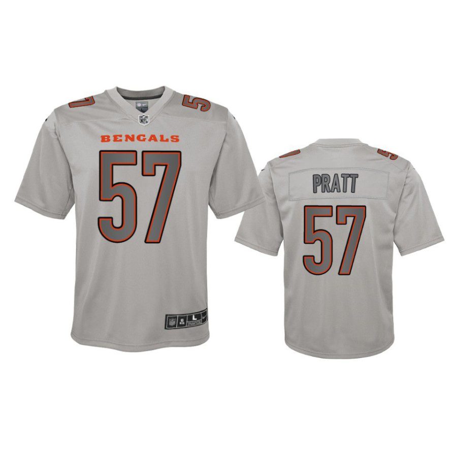 youth bengals germaine pratt atmosphere fashion game gray jersey