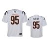 youth bengals zachary carter game white jersey