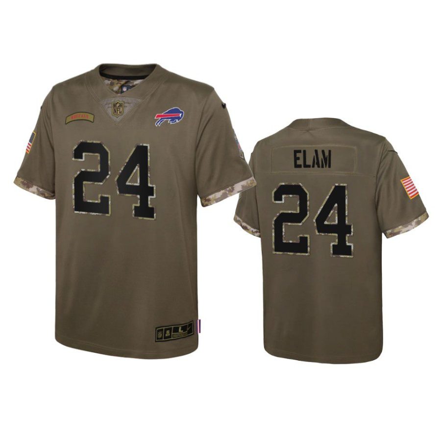 youth bills kaiir elam olive limited 2022 salute to service jersey