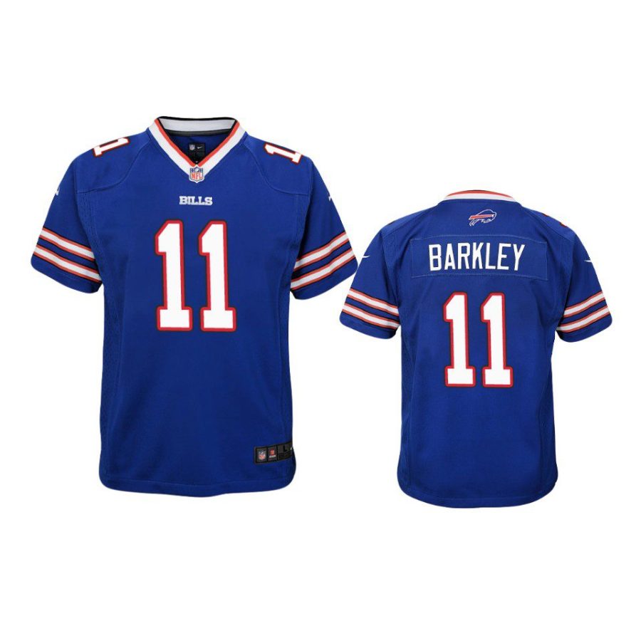 youth bills matt barkley game royal jersey