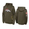 youth broncos olive 2022 salute to service hoodie