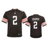 youth browns amari cooper game brown jersey