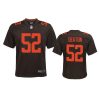 youth browns dawson deaton alternate game brown jersey