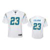 youth bryce callahan chargers white game jersey