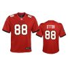 youth buccaneers cade otton game red jersey