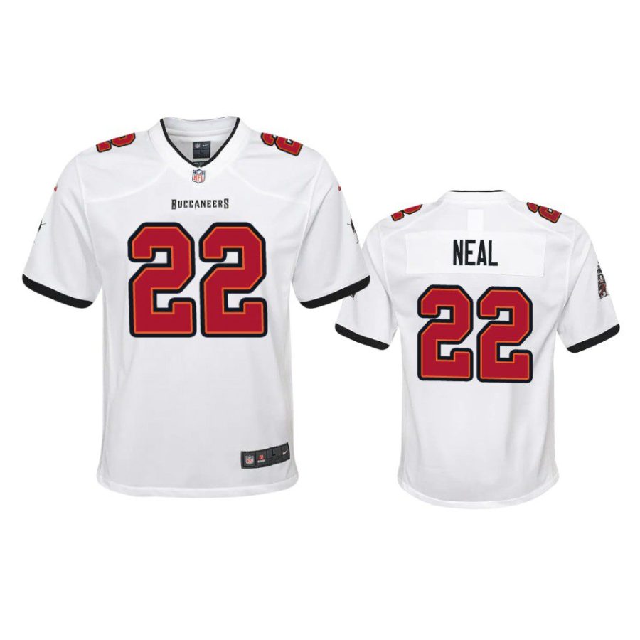 youth buccaneers keanu neal game white jersey