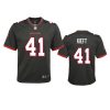 youth buccaneers ko kieft alternate game pewter jersey